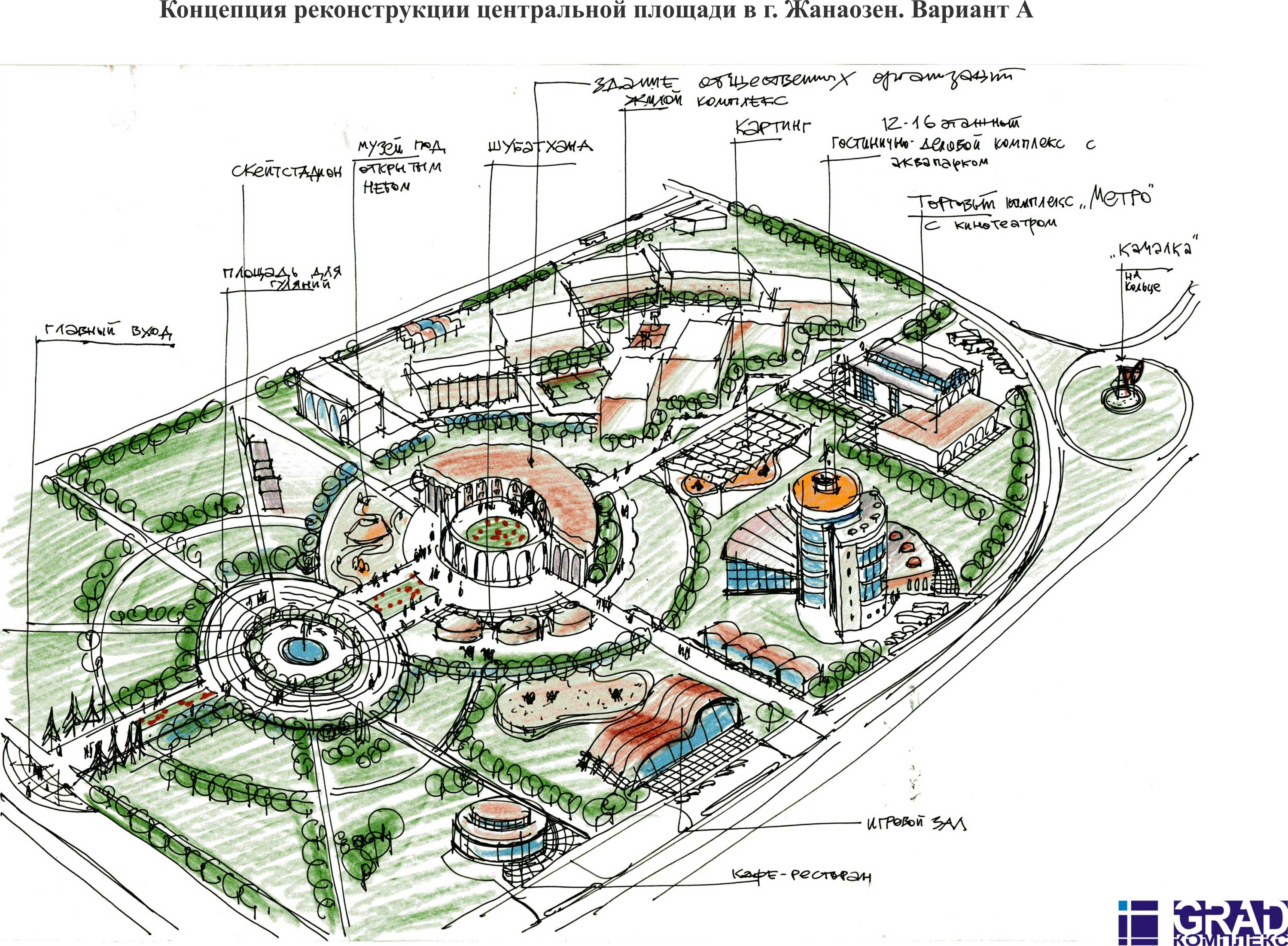 Карта г жанаозен
